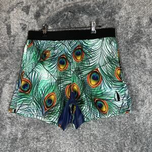 Tachuntfish Shorts Mens Large Peacock Atheltic Comfort Lightweight